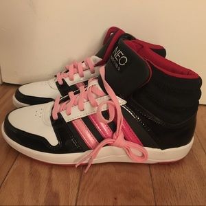 Adidas Rare NEO BBall Mid Black/Pink Sneakers